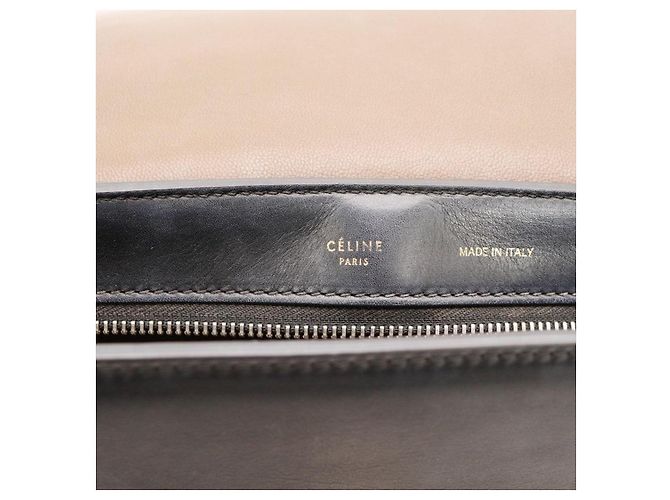 Céline Celine Handtasche aus Python und Wildleder - Schwarz/Braun - Ansicht 9