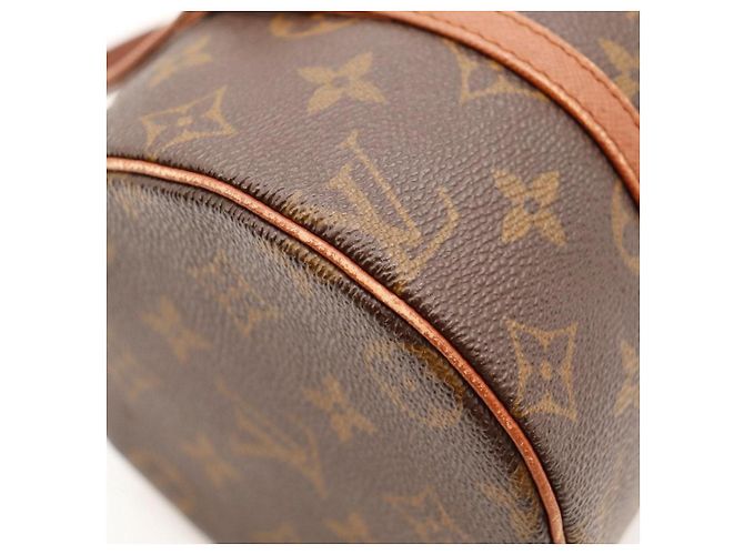 Borsa a cilindro Louis Vuitton Papillon Monogram Canvas - vista 10