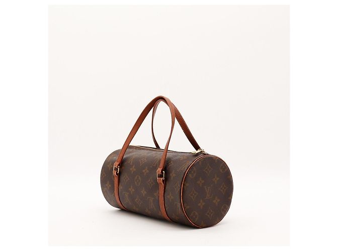 Borsa a cilindro Louis Vuitton Papillon Monogram Canvas - vista 4