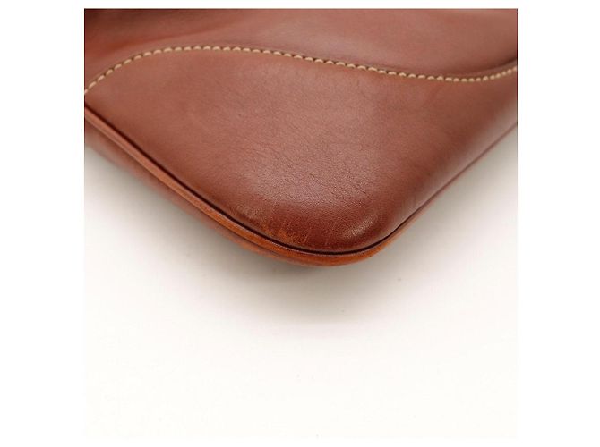 Borsa Hobo Gucci in pelle marrone a righe - vista 9