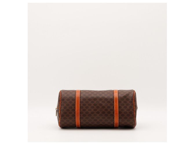 Céline Bolso Boston Monogram Canvas Cuero Marrón - vista 5