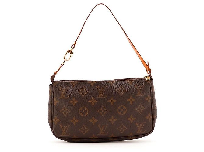 Louis Vuitton Pochette Accessoires Monogram Marrone - vista 3