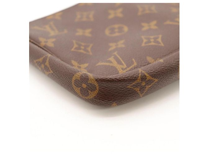 Louis Vuitton Pochette Accessoires Tela Monogram Marrone - vista 9