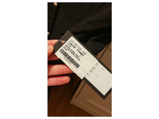Autre Marque Saint Laurent Besticktes Schwarzes Denim-Westernhemd - Ansicht 6