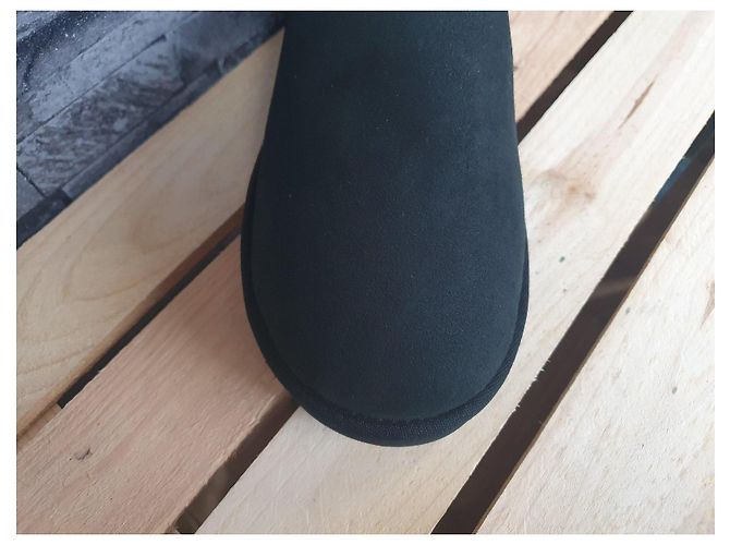 UGG Bailey Button Bling Mini Boots - Black - Size 40 - view 6