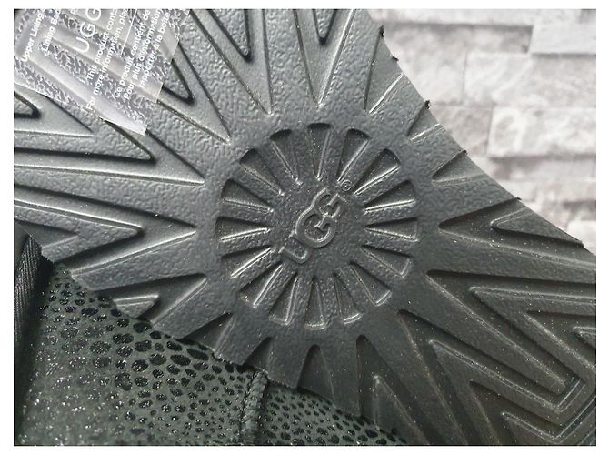 UGG Glitzy Lammfell Boots Damen Schwarz Größe 39 - Ansicht 5