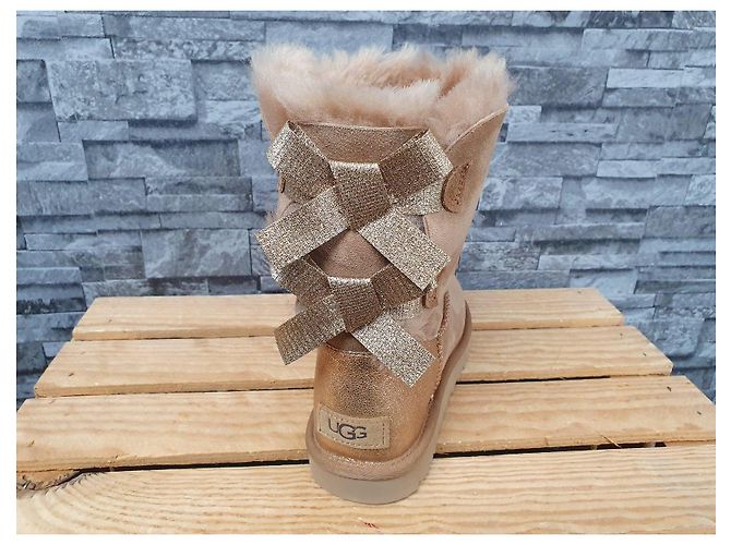 UGG Stivali Bailey Bow Marrone Oro Misura 38 - vista 3