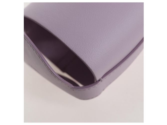 FENDI Bottle Holder Pouch Leather Lavende Silver 7AS022 - vista 18