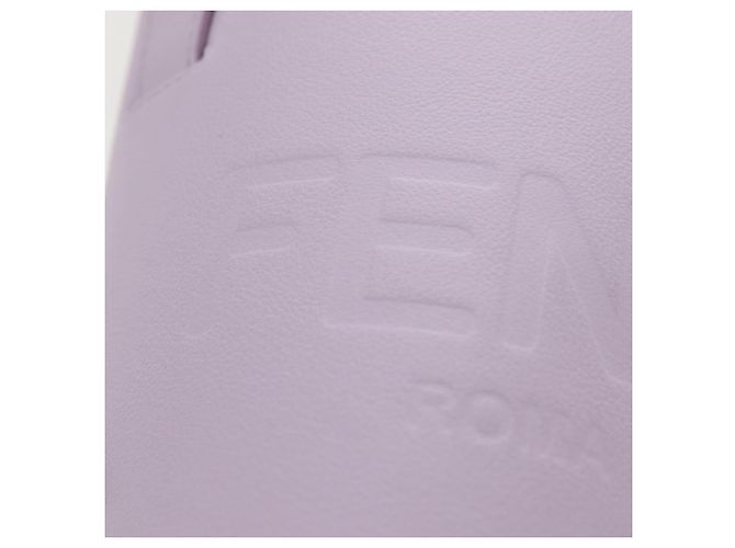 FENDI Bottle Holder Pouch Leather Lavende Silver 7AS022 - vista 21
