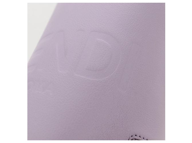 FENDI Bottle Holder Pouch Leather Lavende Silver 7AS022 - vista 22