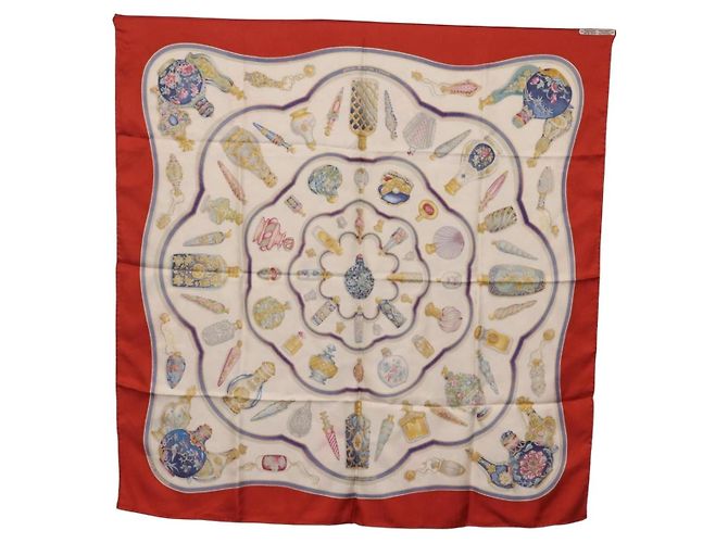 Hermès HERMES Carre 90 Scarf  Pourvu qu'on ait l'ivresse  Silk Red - vista 12