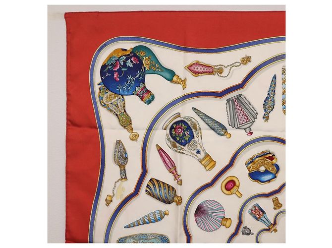 Hermès HERMES Carre 90 Scarf  Pourvu qu'on ait l'ivresse  Silk Red - vista 2