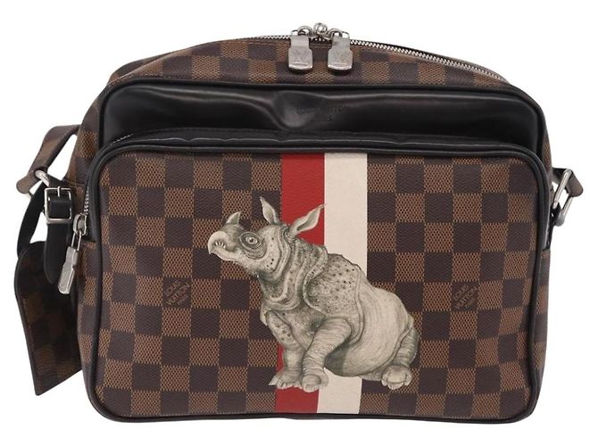 LOUIS VUITTON Damier Ebene Chapman Brothers Nile PM Bag N42704 LV - vista 13