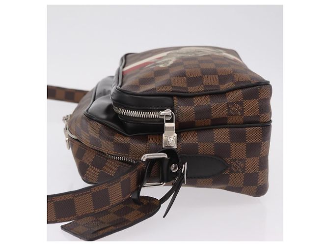 LOUIS VUITTON Damier Ebene Chapman Brothers Nile PM Bag N42704 LV - vista 4