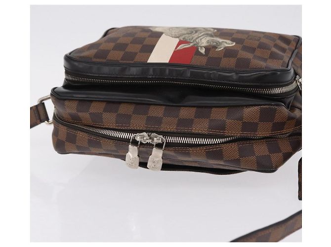 LOUIS VUITTON Damier Ebene Chapman Brothers Nile PM Bag N42704 LV - vista 7