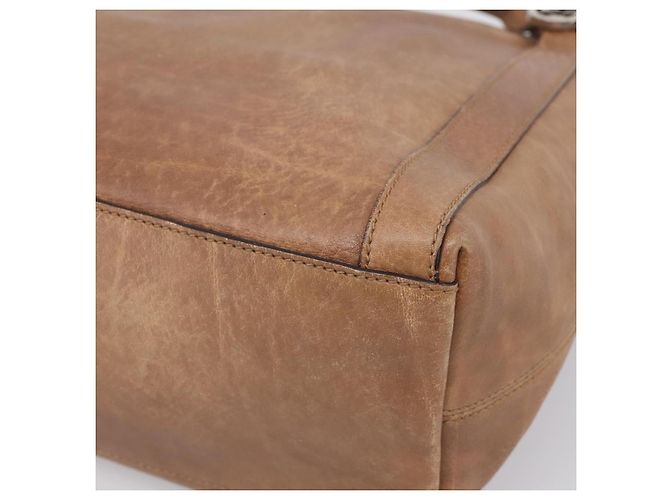 GUCCI Miss GG Hand Bag Leather Brown Silver 323675 - vista 16