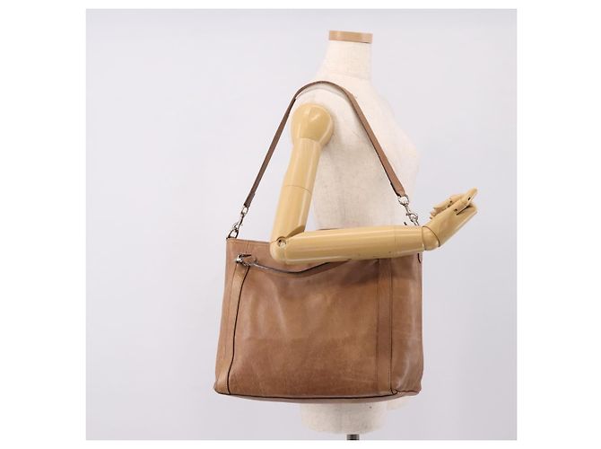 GUCCI Miss GG Hand Bag Leather Brown Silver 323675 - vista 25