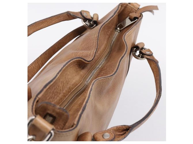 GUCCI Miss GG Hand Bag Leather Brown Silver 323675 - vista 6