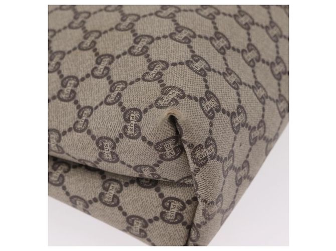 GUCCI GG Plus Supreme Web Sherry Line Tote Bag PVC Beige Gold - vista 15