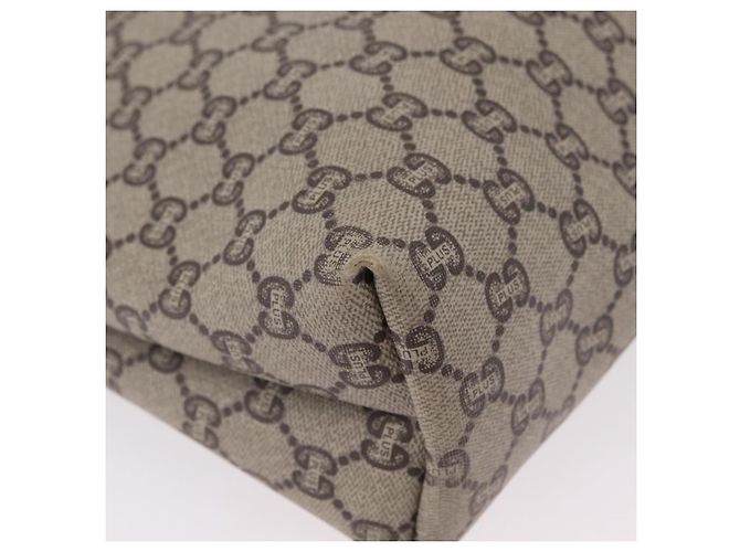GUCCI GG Plus Supreme Web Sherry Line Tote Bag PVC Beige Gold - vista 17