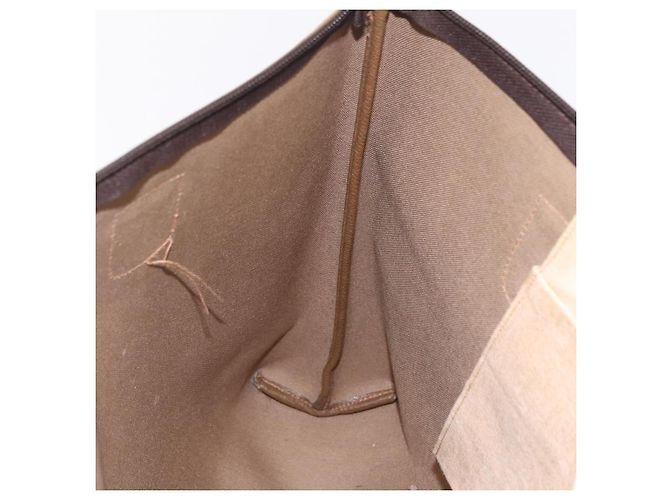 GUCCI GG Plus Supreme Web Sherry Line Tote Bag PVC Beige Gold - vista 22