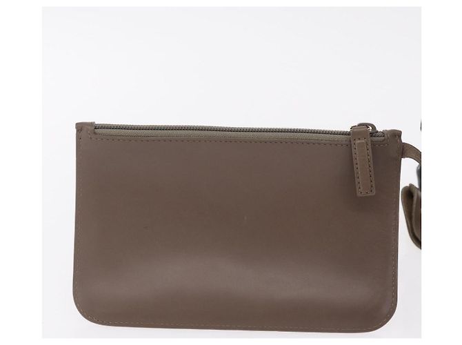 GUCCI Bamboo Hand Bag Leather Gray Gold Tone 001 2058 - vista 22