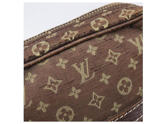 LOUIS VUITTON Monogram Mini Lin Danube Shoulder Bag Ebene M95228 LV - vista 10