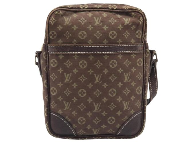 LOUIS VUITTON Monogram Mini Lin Danube Shoulder Bag Ebene M95228 LV - vista 13