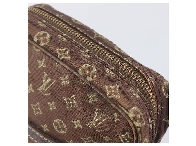 LOUIS VUITTON Monogram Mini Lin Danube Shoulder Bag Ebene M95228 LV - vista 19
