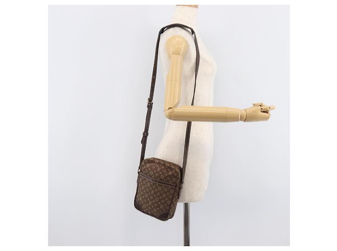 LOUIS VUITTON Monogram Mini Lin Danube Shoulder Bag Ebene M95228 LV - vista 26