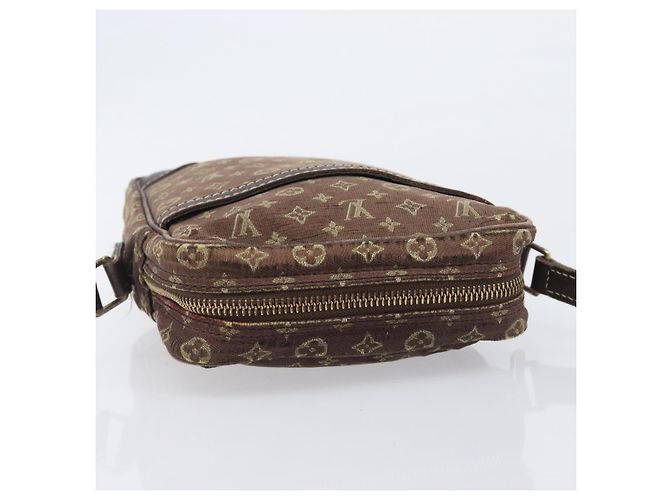 LOUIS VUITTON Monogram Mini Lin Danube Shoulder Bag Ebene M95228 LV - vista 6