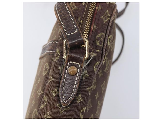 LOUIS VUITTON Monogram Mini Lin Danube Shoulder Bag Ebene M95228 LV - vista 9
