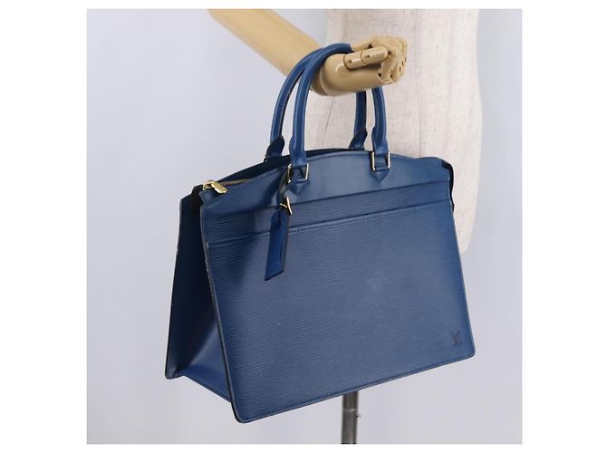 LOUIS VUITTON Epi Riviera Hand Bag Blue M48185 LV - vista 26