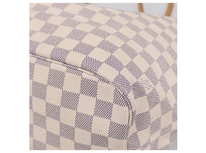 LOUIS VUITTON Damier Azur Neverfull MM Tote Bag N41605 LV - vista 14