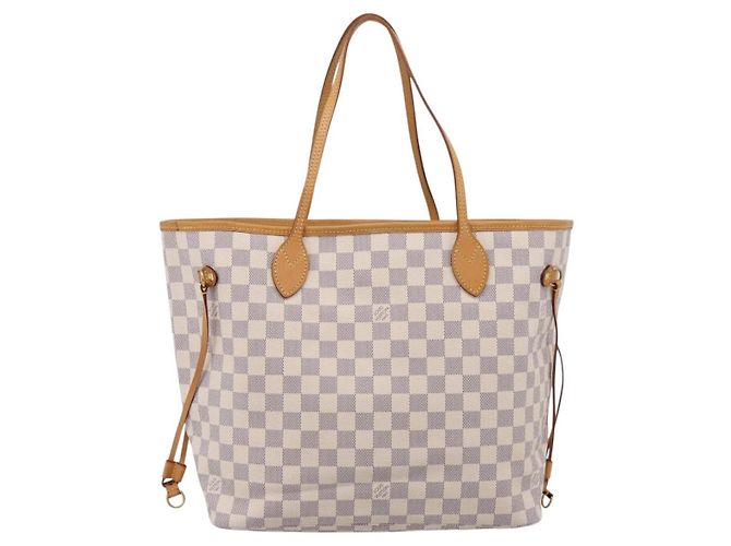 LOUIS VUITTON Damier Azur Neverfull MM Tote Bag N41605 LV - vista 2