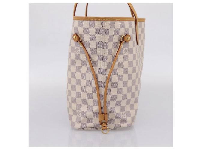 LOUIS VUITTON Damier Azur Neverfull MM Tote Bag N41605 LV - vista 3