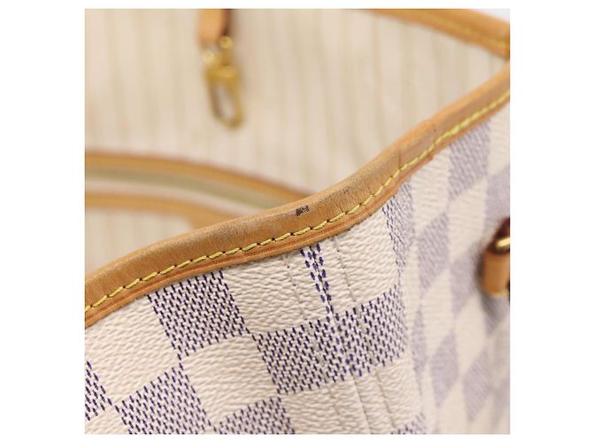 LOUIS VUITTON Damier Azur Neverfull MM Tote Bag N41605 LV - vista 9