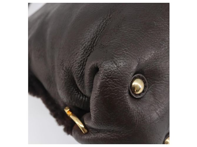 Salvatore Ferragamo Hand Bag Leather 2way Brown Gold - vista 20