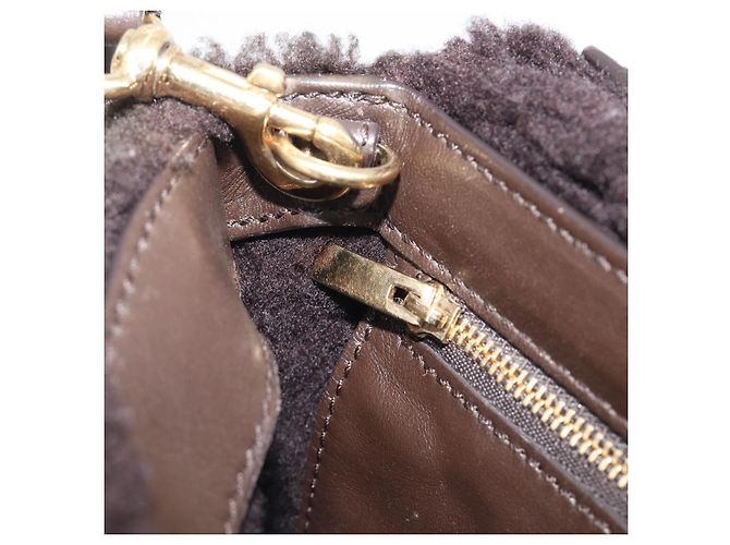 Salvatore Ferragamo Hand Bag Leather 2way Brown Gold - vista 29