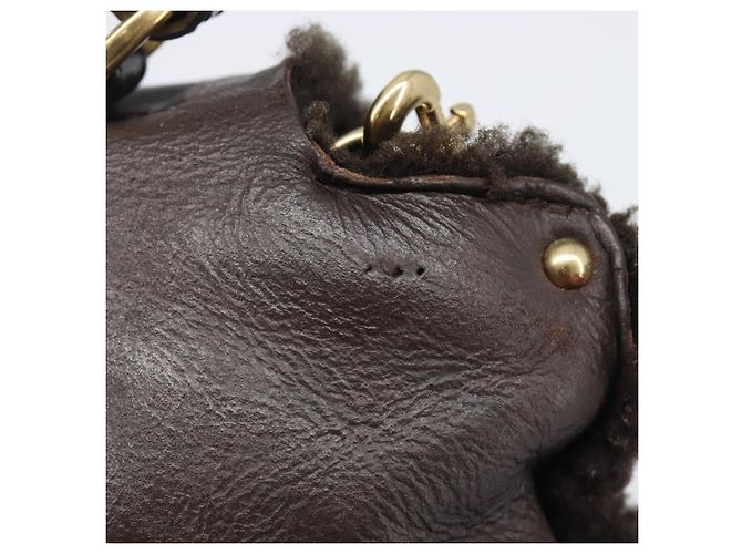 Salvatore Ferragamo Hand Bag Leather 2way Brown Gold - vista 3