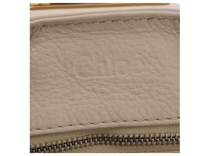 Chloé Chloe Paddington Hand Bag Leather Ivory Gold Tone - vista 22
