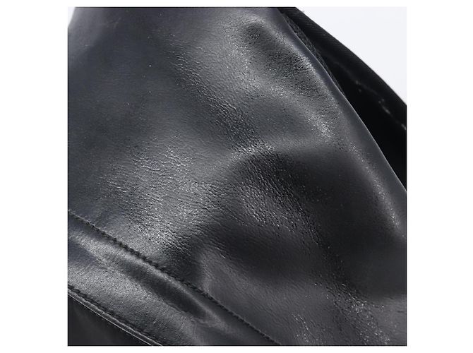FENDI Monster Backpack Leather Nylon Black Silver - vista 22