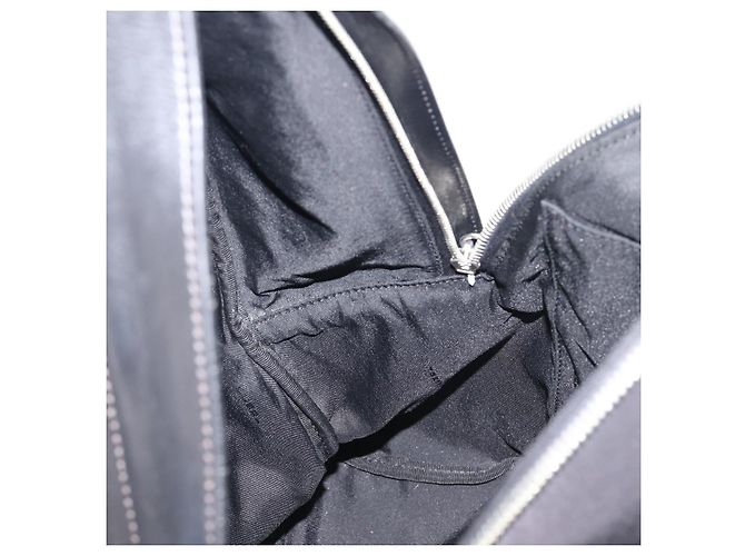 FENDI Monster Backpack Leather Nylon Black Silver - vista 25