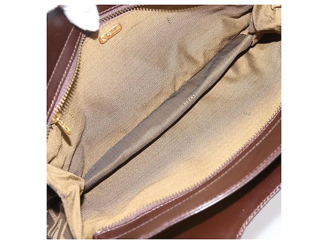 FENDI Zucca Canvas Hand Bag Black Gold Tone - vista 10