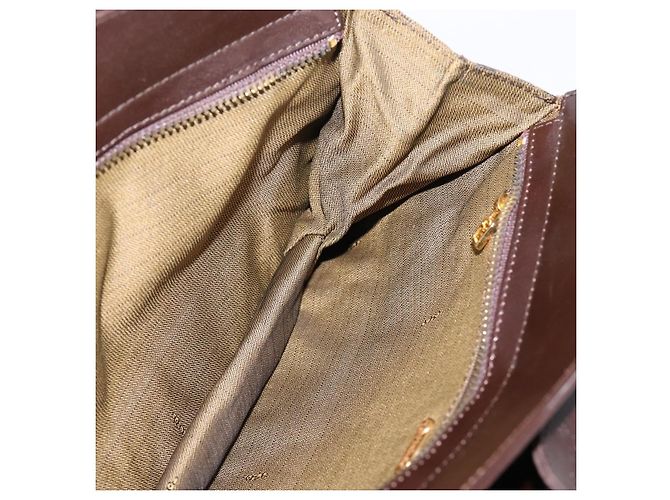 FENDI Zucca Canvas Hand Bag Black Gold Tone - vista 21