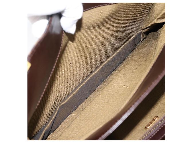 FENDI Zucca Canvas Hand Bag Black Gold Tone - vista 25