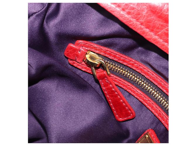 Miu Miu Handtasche Leder 2way Rot Gold - Ansicht 27