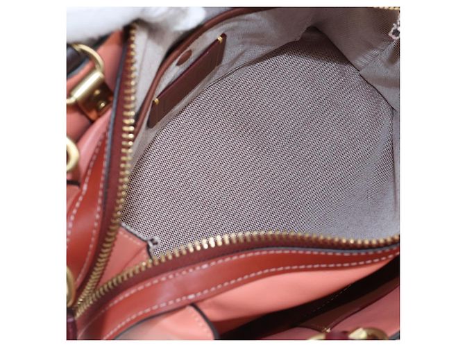 Coach Rogue 25 Hand Bag Leather 2way Pink Gold - vista 10