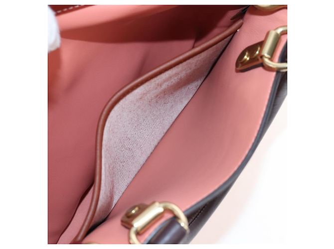 Coach Rogue 25 Hand Bag Leather 2way Pink Gold - vista 28