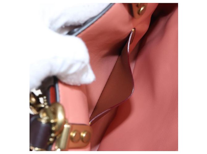 Coach Rogue 25 Hand Bag Leather 2way Pink Gold - vista 30